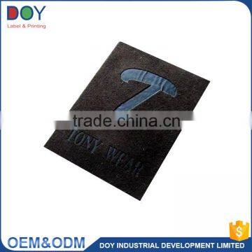 Wholesale high quality latest design genuine leather washable leather patch for garment