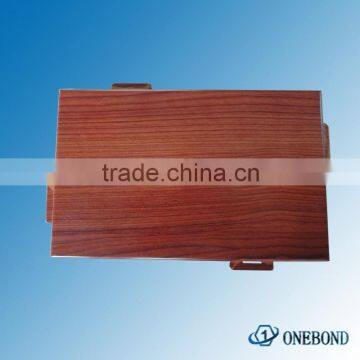 4mm interior/ exterior wooden luxury aluminum panel/sheet