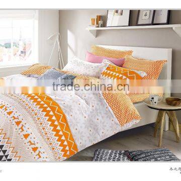 DUVET COVER PILLOWCASES QUILT BEDDING SET ORANGE COLOR BEDDING SET