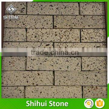 high quality black lava basalt stone cladding wall tiles for decoration