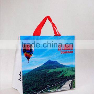 2015 China Wholesale Recycle pp Woven Shopping Bags With Double Zipper,fashion Woman Bag, photo-6