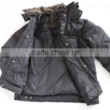 Shengsheng wholesale warm winter black wool jacket