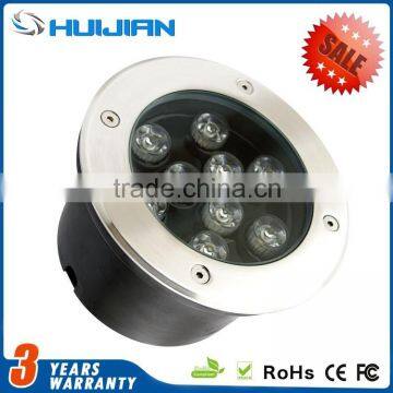 2016 outdoor round 9W led underground light,led inground light CE ROHS