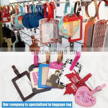 Personalized Faux Leather Luggage Tags in Shenzhen