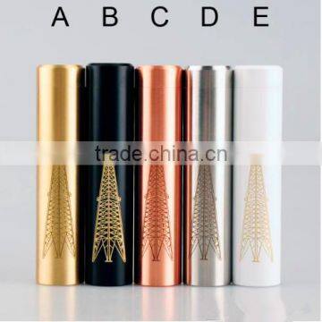 2015  express 18650 Mech mod Rig mod fit orchid v3 rda SS/Brass/Copper full mechanical mod Rig mod