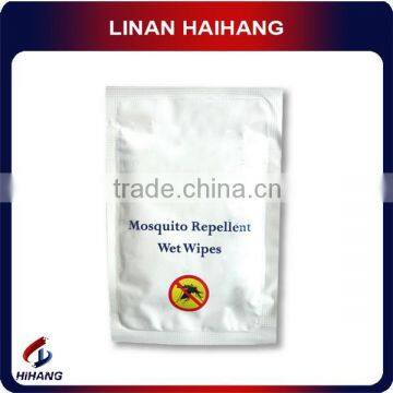 Chinese OEM manufacture supplier nonwoven mosquito repellent wet wipes