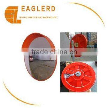 PC material orange outdoor convex mirrors