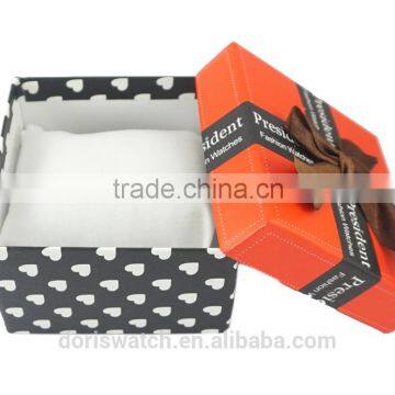 Hot in the market watch gift box active spot printing cover butterfly top promotional case