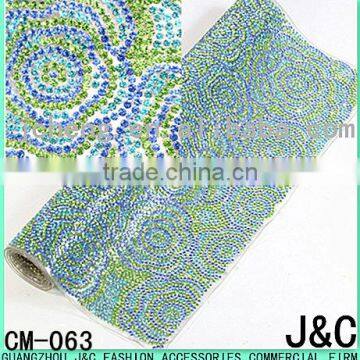 flower shaped adhesive rhinestone sheets