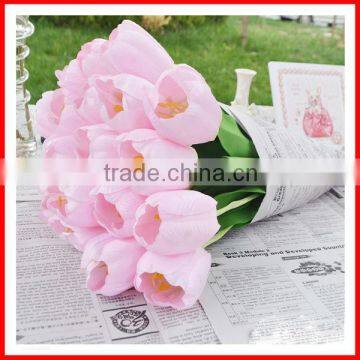 Modern decorative artificial tulip flower,tulip flowers for decoration