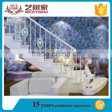 Wrought iron stair railing parts suppliers / exterior wrought iron door stair railing / handrails