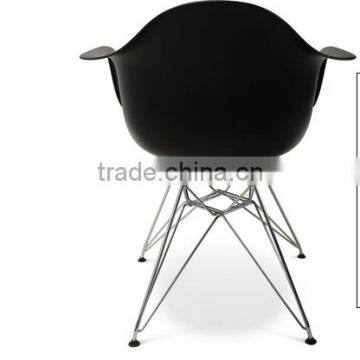 Dining Chairs With Fiberglass Seat and Metal Legs photo-4