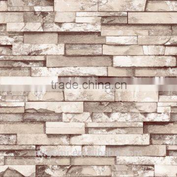 3D brick wallpape in China with good price