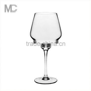 Wholesale Unique Cheap Handmade Long Stem Clear Wine Glass