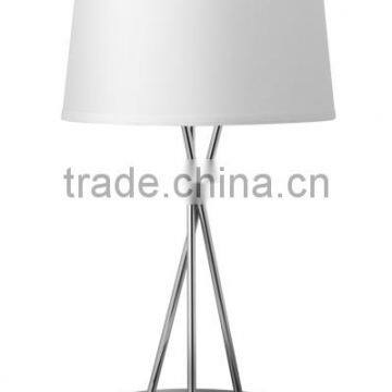 hot new products for 2015 H27" Table Lamp with Shiny Nickel Finish