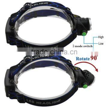 1800LM XM-L T6 LED Zoomable Headlight 3 Modes 18650 Bike Bicycle Flashlight Head Light Outdoor Camping photo-2