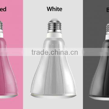 NEW Wireless IR Remote RGBW Bluetooth Control Music Audio Speaker LED Color Bulb Light Lamp White E27 photo-3