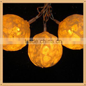 2015 hot sale 110v/220v/24v/4.5v/ 3v low or high Voltage paper twine ball leb string lights/fairy light