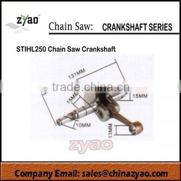 crank shaft for MS250 gasoline chain saw, MS250 crank shaft , spare parts for MS250 chainsaw