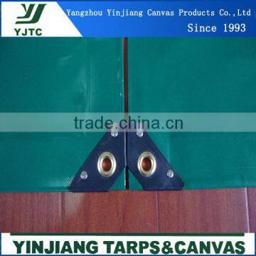 610gram coated PVC tarpaulin Corners reinforced