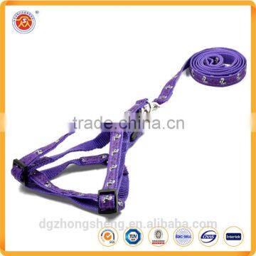 Custom Design Canvas Fabric Nylon Pet Collars and Leash Set With High Quality photo-3