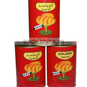 canned yellow peach / canned white peach /canned fruit in light syrup