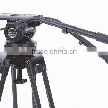 Professional Video Camera Tripod Secced Reach Plus 5 Tripod With Pan Bar and Ground Spreader Loading 44kg photo-4