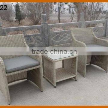 3PCS Rattan Dining Chair Set