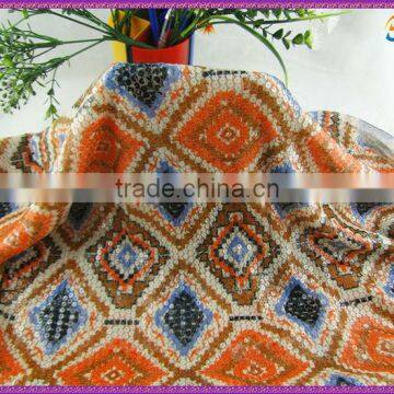 Embroidery fabric african sequins guipure lace fabric wholesale