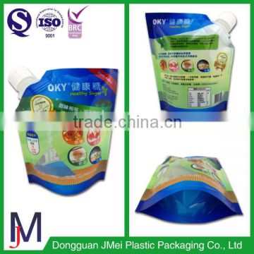 Spout bag stand up bag beverage packaging