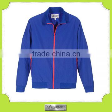 custom men's soft high quality sportswear jacket