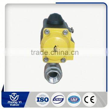 ISO9001 and CE Certification electric operated electric ball valve stainless steel