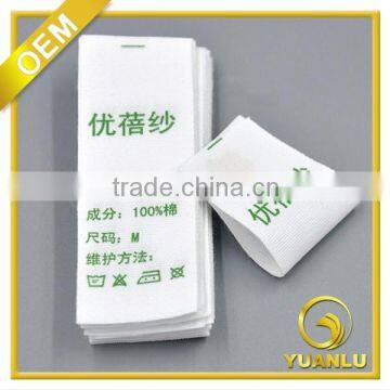 white 100 cotton washing instructions care labels