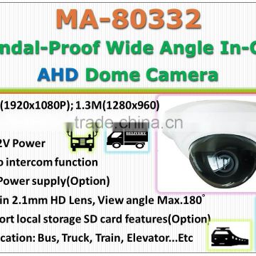 MA-80332 Wide Angle Vandal Proof Bus Security Camera