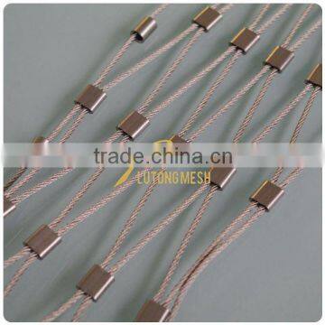 steel wire rope mesh net,stainless steel wire rope mesh net,stainless steel cable netting