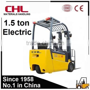 1.5 Ton Battery Operated Forklift 3 Wheel Forklift