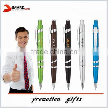 promotional ballpoint pen with good printed logo/ high quality business pen