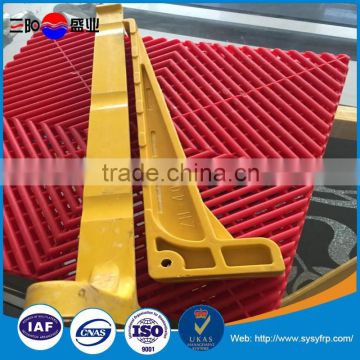 Glass fiber reinforced plastic cable support, fiberglass reinforced cable holder, fiberglass cable bearer