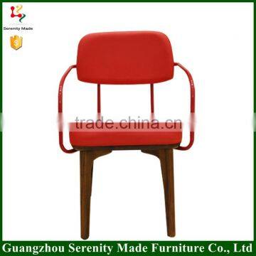 2016 modern design wood legs dining room chair restaurant used