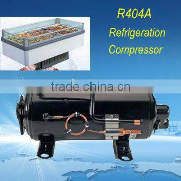 poultry freezer equipment with horizontal refrigeration compressor