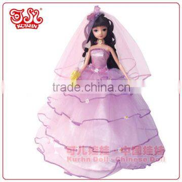 Collectible wholesale fashion bride doll wedding gift