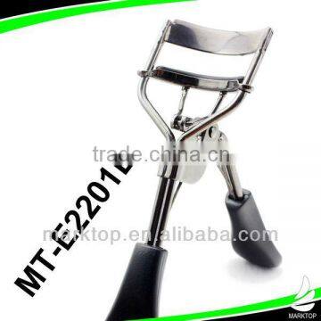 Black plastic handle eyelash curlers