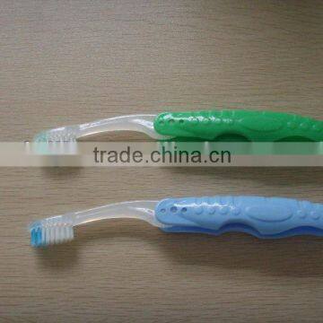 cheap disposable folding toothbrush for hotel or travel