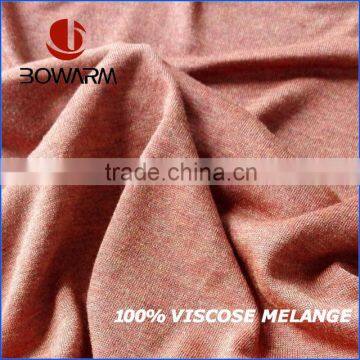 100% Rayon Melange Stock Jersey Fabric