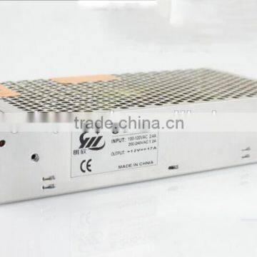 High quality 12v 17a LED powersupply with adjustable dc monitoring of mechanical and electronic lamp