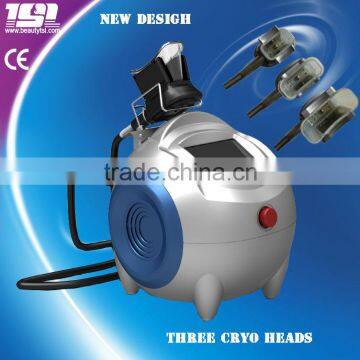 Hot Sale home use criolipolisis maquina,lowest temperature to -10,with 3 interchangeable cryo heads for fat burning