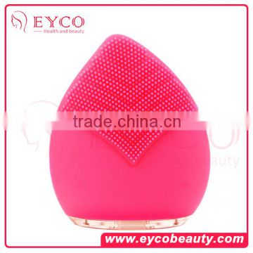 EYCO BEAUTY vibration silicone beauty facial brush face cleansing brush/High quality New Silicone Sonic Facial Cleansing Brush,