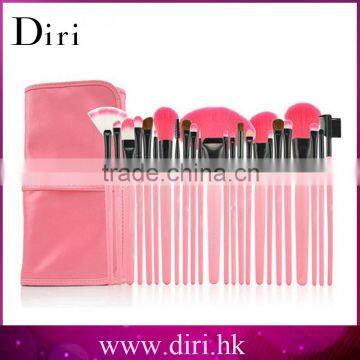 Pink makeup brushes Professional 24pcs Makeup Brushes Set Wholesale