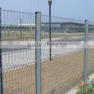 easily assembled Peach post PVC coated fence panel