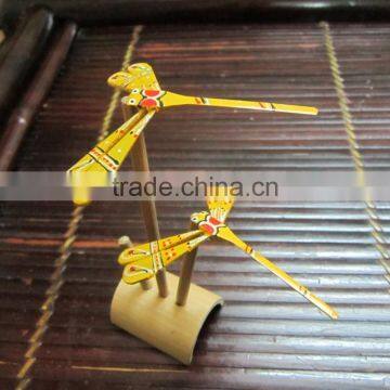 serving bamboo dragonfly for decoration/for gifts with cheap price